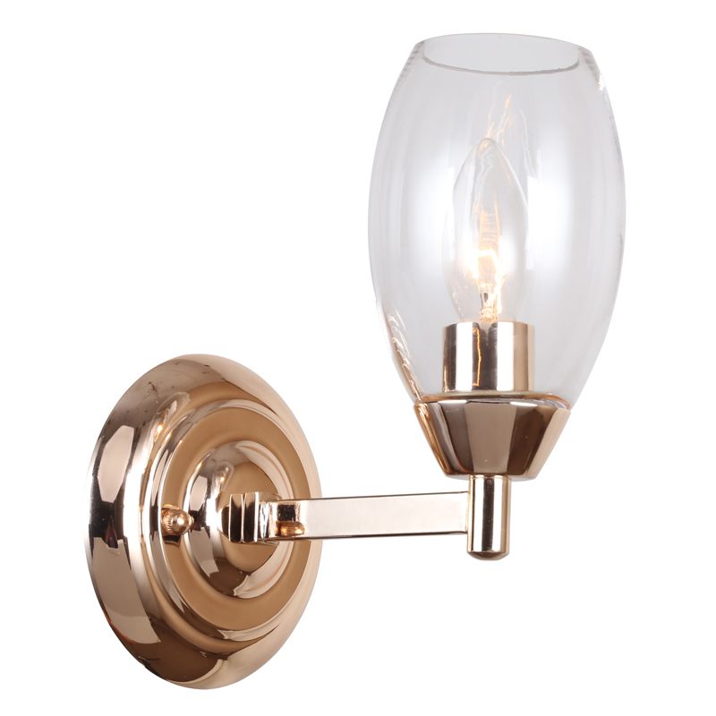 Бра Julian Sconce Глянцевое золото Прозрачный Бра Julian Sconce Глянцевое золото Прозрачный в Твери | Loft Concept