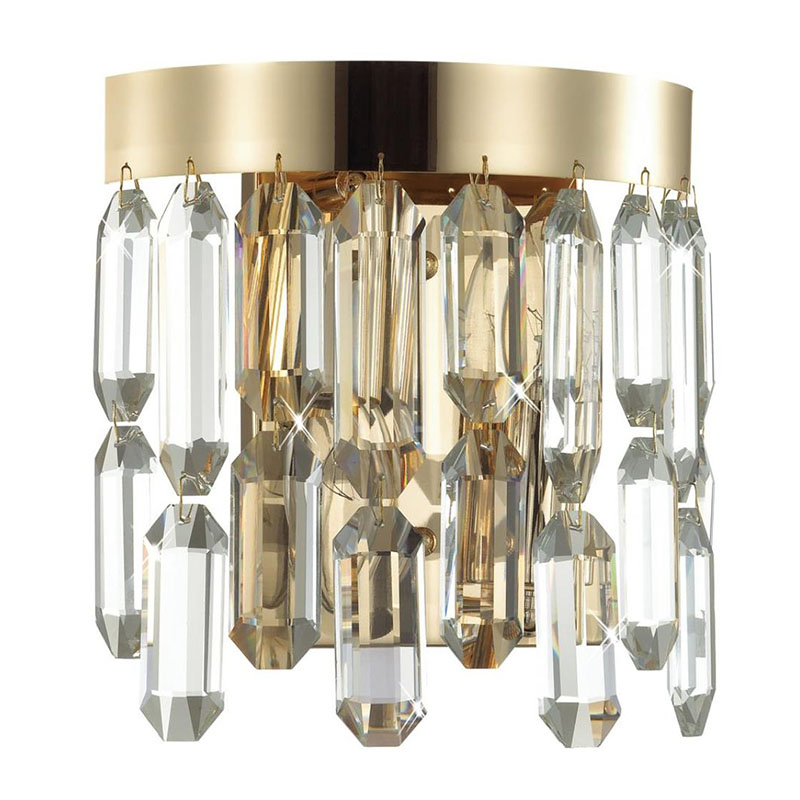 Бра Crystal Polyhedrons Wall Lamp Gold Глянцевое золото Прозрачное Стекло Бра Crystal Polyhedrons Wall Lamp Gold Глянцевое золото Прозрачное Стекло в Твери | Loft Concept