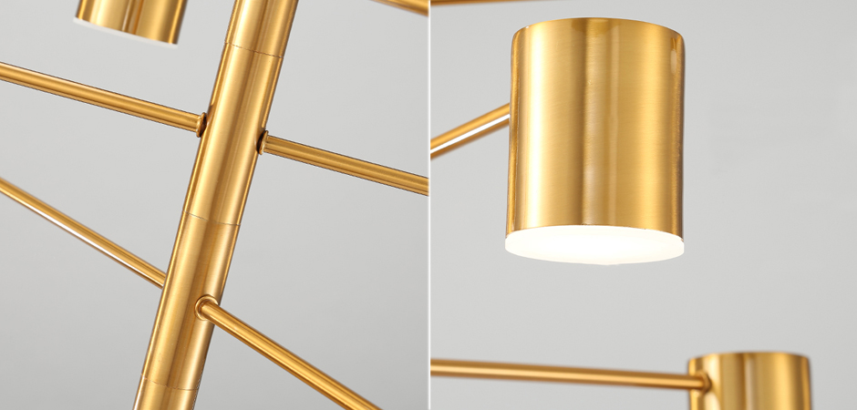 Светильник LED Lighting Gold 8 lampholders Светильник LED Lighting Gold 8 lampholders - Loft-Concept в Твери