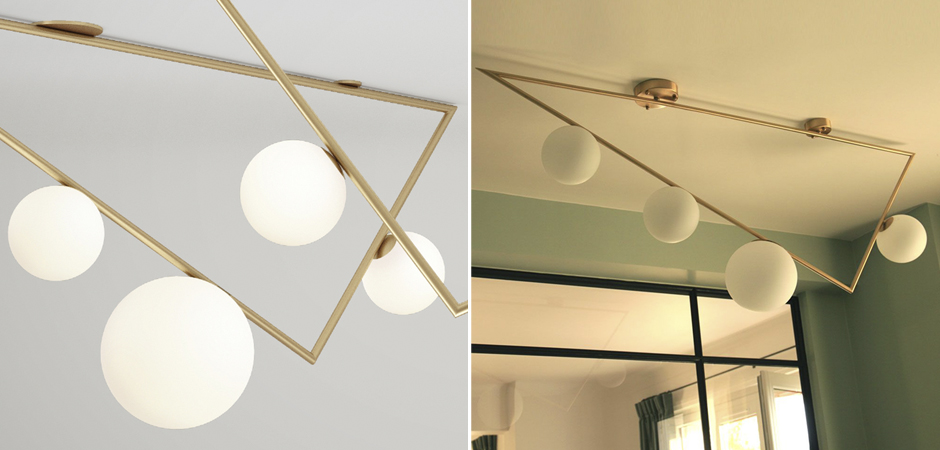 Потолочный светильник Atelier Areti Girlande Ceiling Triangle Потолочный светильник Atelier Areti Girlande Ceiling Triangle - Loft-Concept в Твери