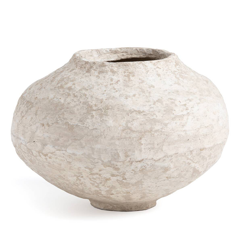 Ваза Csaba Papier Mache Vase 25 Бежево-серый Ваза Csaba Papier Mache Vase 25 Бежево-серый в Твери | Loft Concept