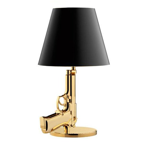 Настольная лампа Flos Guns Bedside Gold Серебряный Золотой Настольная лампа Flos Guns Bedside Gold Серебряный Золотой в Твери | Loft Concept