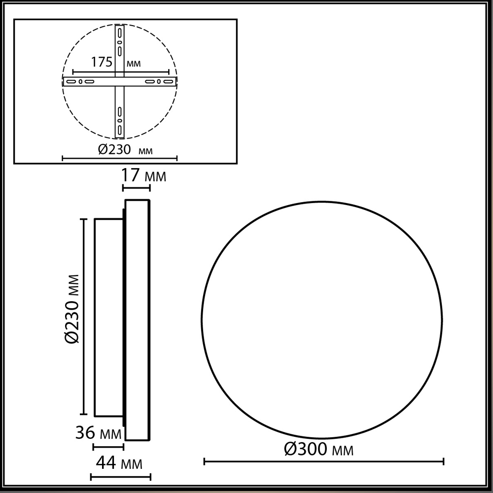 Бра круглое натуральная Пробка Natural Cork в Твери