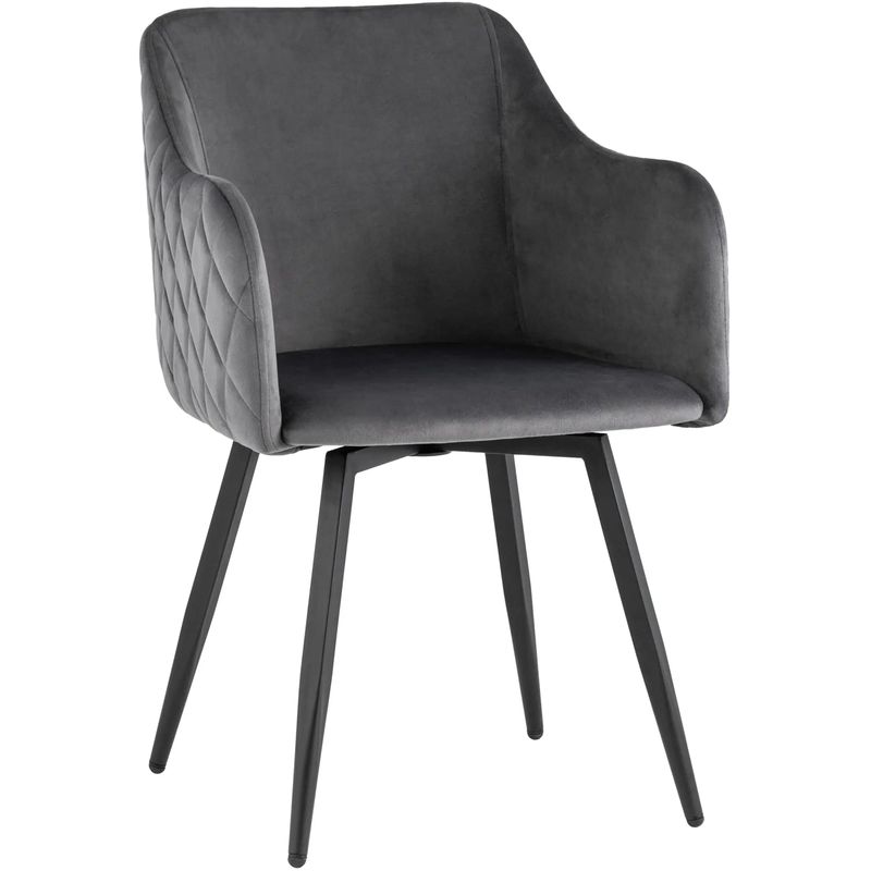 Стул Вращающийся Nika Chair Серый Цвет Серый Черный Стул Вращающийся Nika Chair Серый Цвет Серый Черный в Твери | Loft Concept