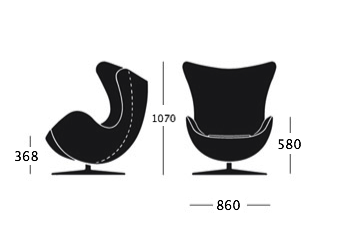 Кресло яйцо Egg Chair Кресло яйцо Egg Chair в Твери