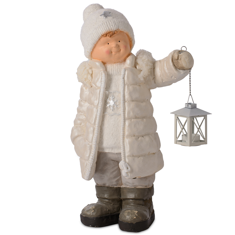 Статуэтка Winter Boy Бежевый Статуэтка Winter Boy Бежевый в Твери | Loft Concept