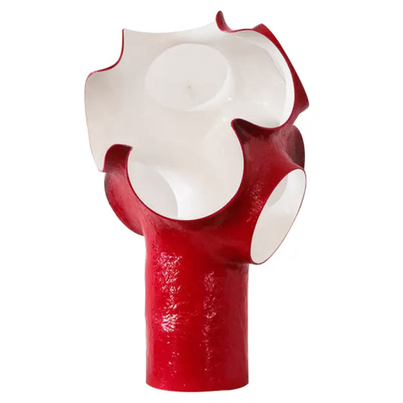 Настольная лампа Nubia Red Красный Белый Настольная лампа Nubia Red Красный Белый в Твери | Loft Concept