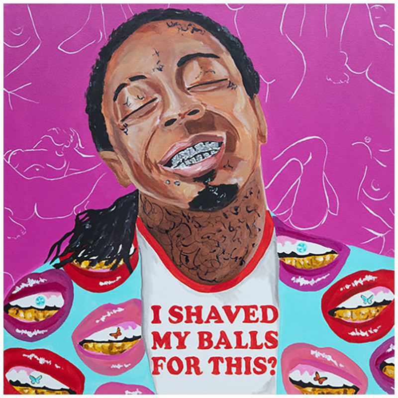 Картина Lil Wayne "I Shaved My Balls for This?" Мульти Картина Lil Wayne "I Shaved My Balls for This?" Мульти в Твери | Loft Concept