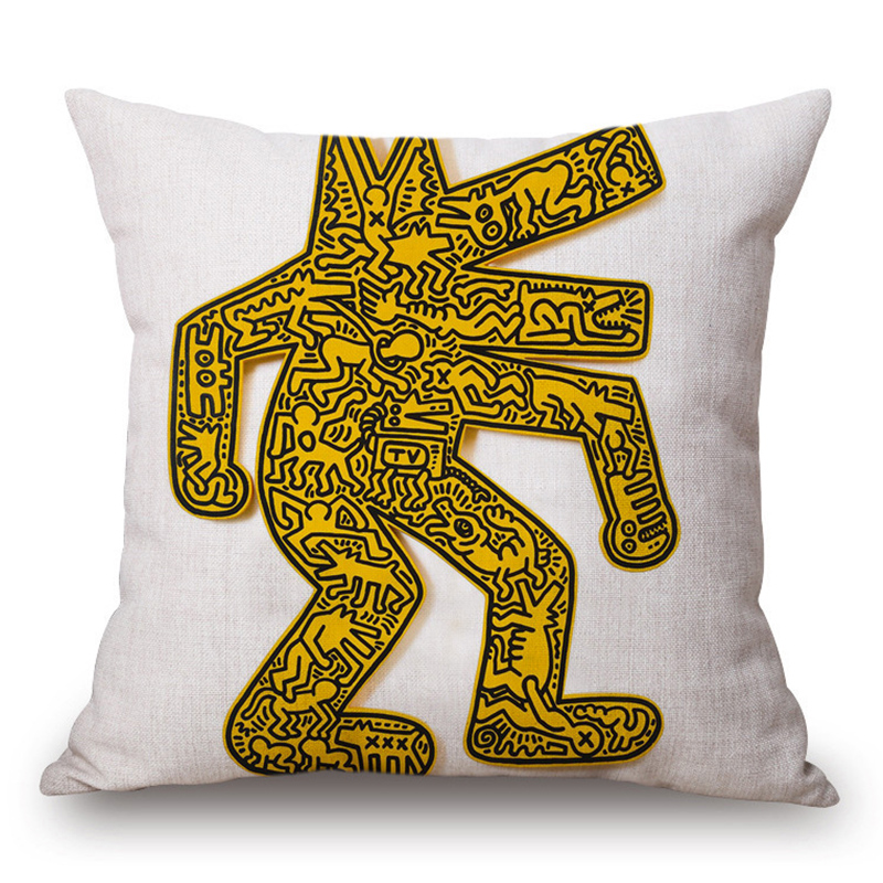 Подушка Keith Haring 14 Мульти Подушка Keith Haring 14 Мульти в Твери | Loft Concept