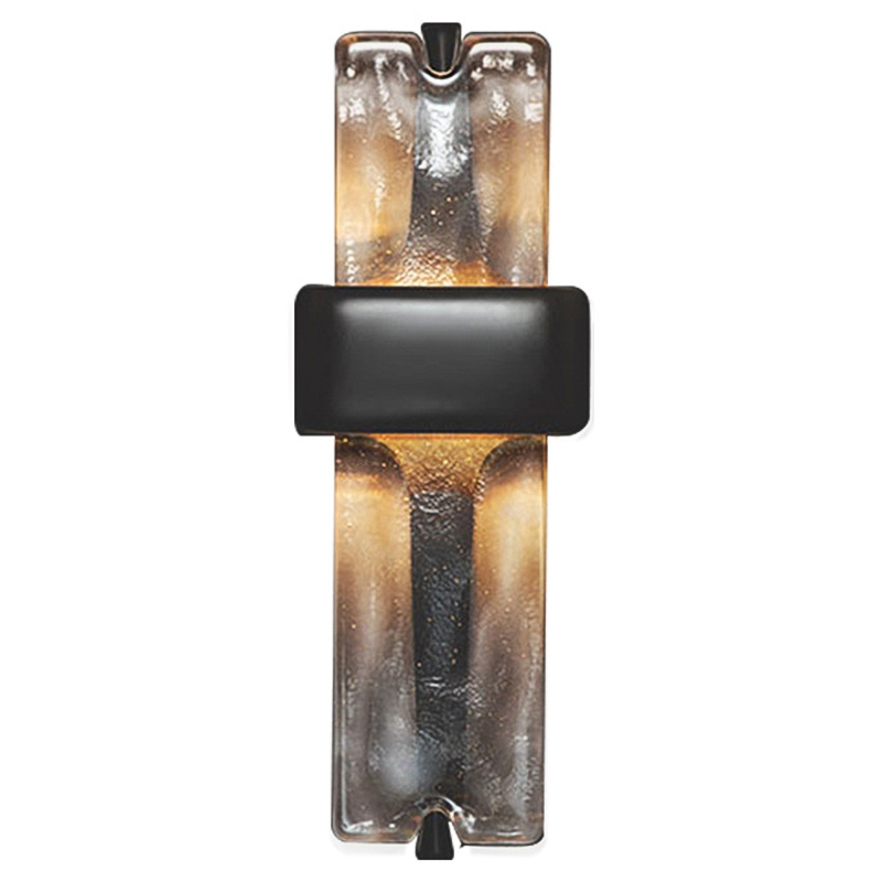 Настенный светодиодный светильник Rhyme Wall Lamp Черный Прозрачное Стекло Настенный светодиодный светильник Rhyme Wall Lamp Черный Прозрачное Стекло в Твери | Loft Concept