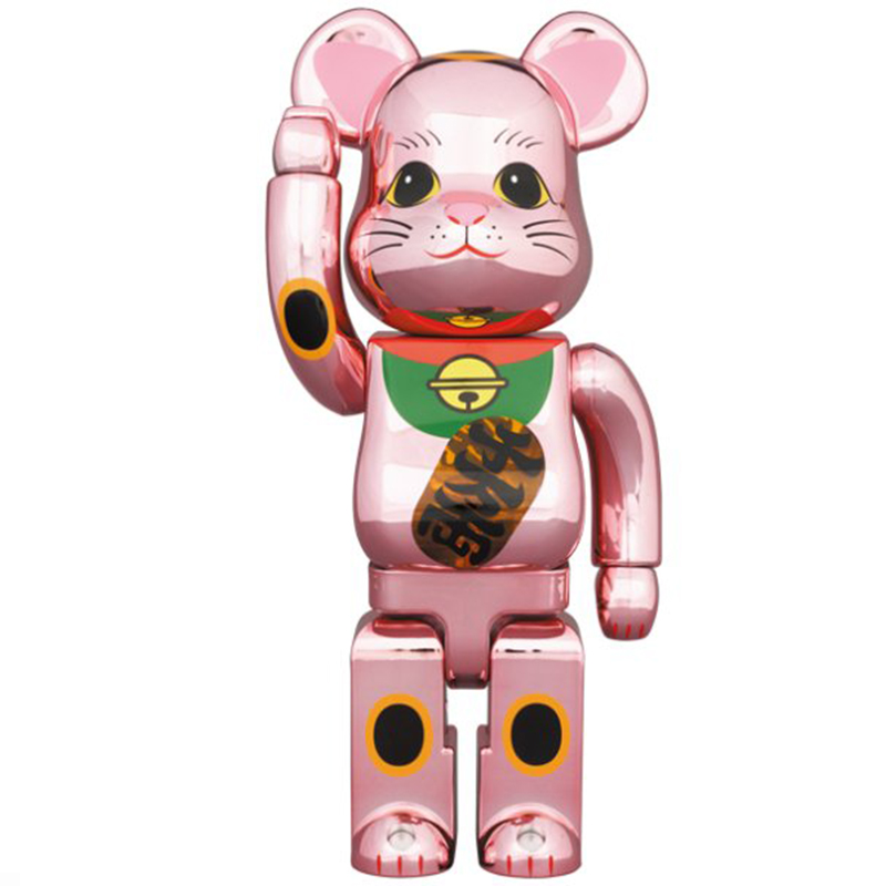Статуэтка Bearbrick Pink Lucky Cat Розовый Мульти Статуэтка Bearbrick Pink Lucky Cat Розовый Мульти в Твери | Loft Concept