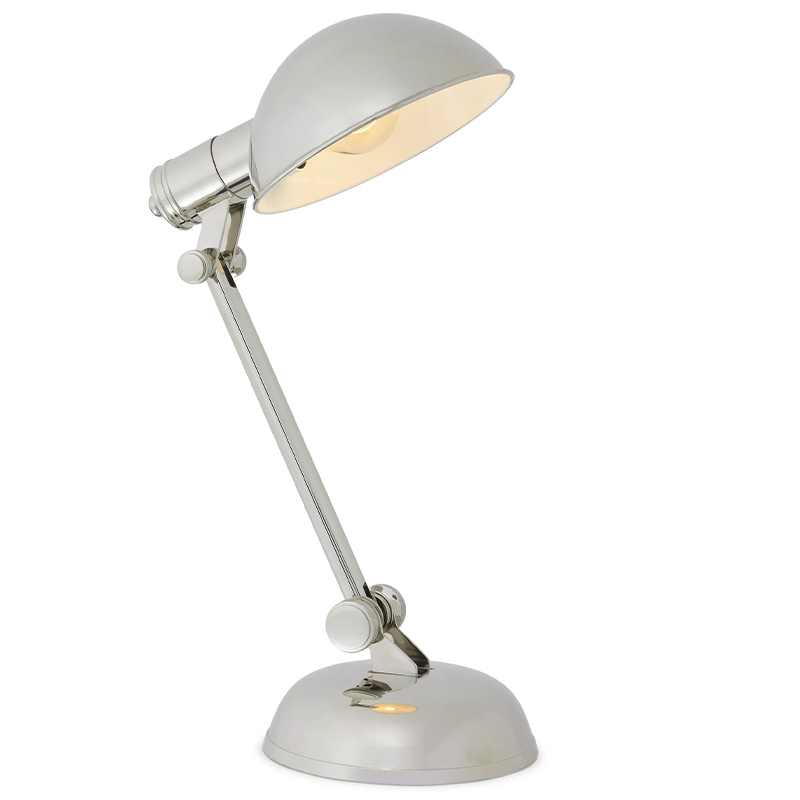 Настольная лампа Eichholtz Desk Lamp Navy Никель Настольная лампа Eichholtz Desk Lamp Navy Никель в Твери | Loft Concept