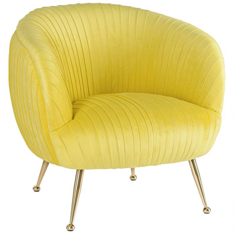 Кресло SOUFFLE CHAIR yellow Желтый матовое золото Кресло SOUFFLE CHAIR yellow Желтый матовое золото в Твери | Loft Concept