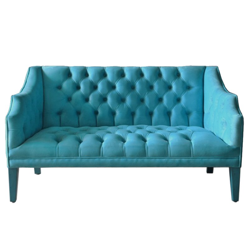 Диван Morton Capitone Sofa Диван бирюзовая шерсть Бирюзовый Диван Morton Capitone Sofa Диван бирюзовая шерсть Бирюзовый в Твери | Loft Concept