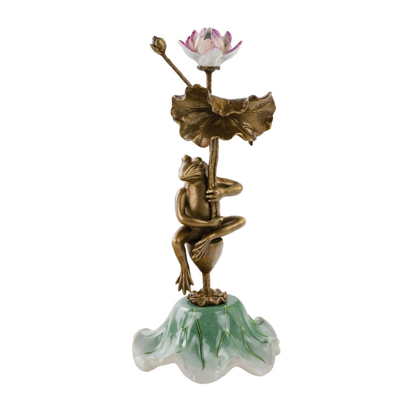 Статуэтка Frog On Flower Мульти Статуэтка Frog On Flower Мульти в Твери | Loft Concept