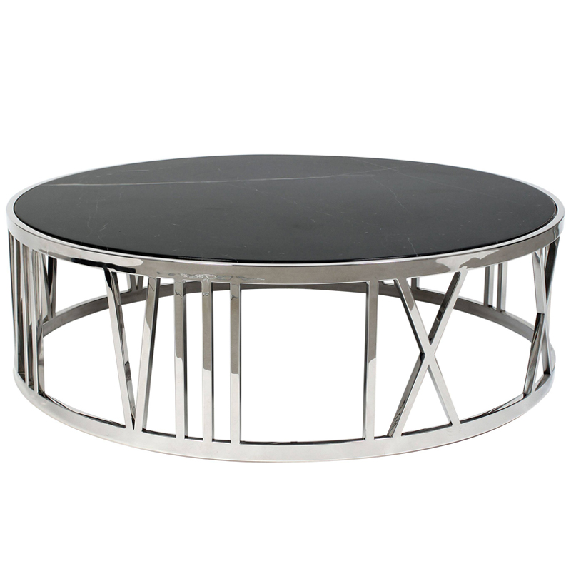 Кофейный стол Eichholtz Coffee Table Roman Figures Нержавеющая сталь Черный Мрамор Nero Кофейный стол Eichholtz Coffee Table Roman Figures Нержавеющая сталь Черный Мрамор Nero в Твери | Loft Concept