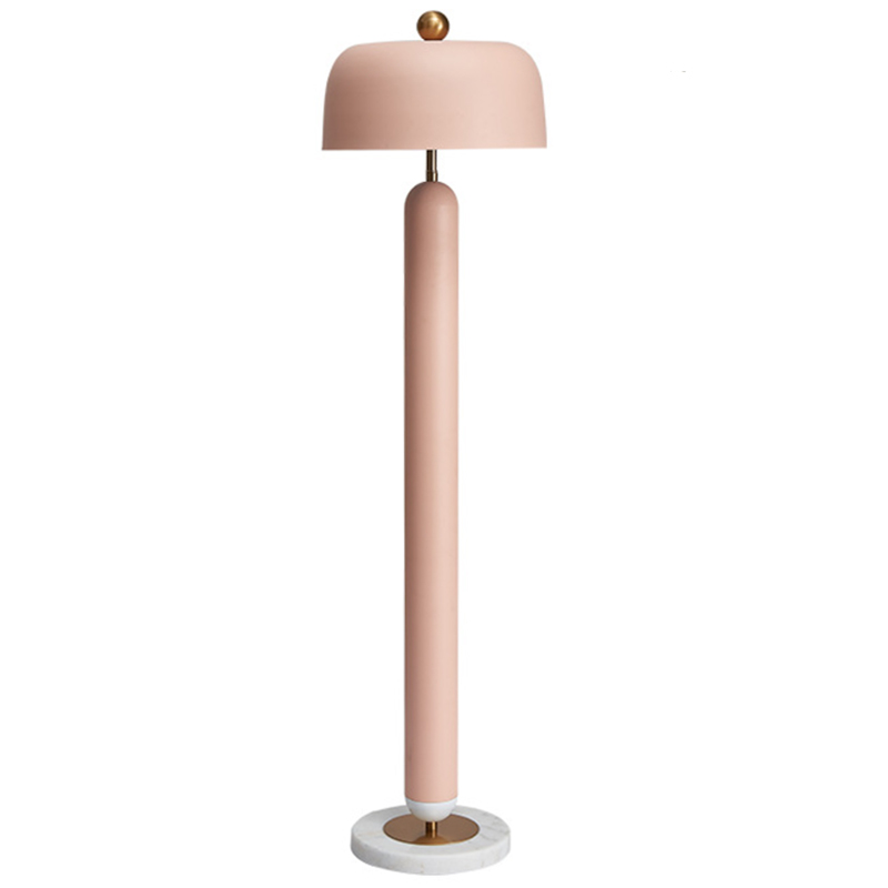 Meet pink Floor lamp Розовый пастельный Латунь Meet pink Floor lamp Розовый пастельный Латунь в Твери | Loft Concept