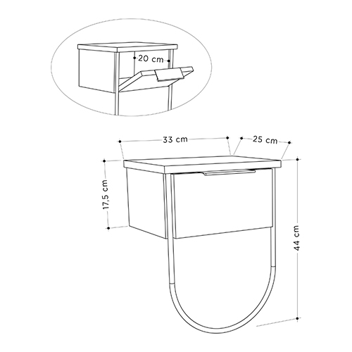 Прикроватная тумба с откидной дверцей из дерева NORFOLK NIGHTSTAND OAK Прикроватная тумба с откидной дверцей из дерева NORFOLK NIGHTSTAND OAK в Твери