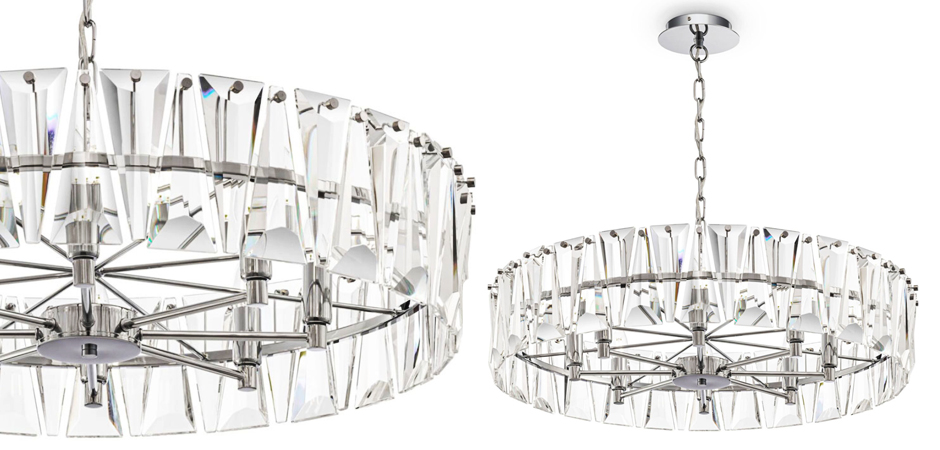 Люстра Ruby Crystal Chandelier Chrome 75 Люстра Ruby Crystal Chandelier Chrome 75 - Loft-Concept в Твери