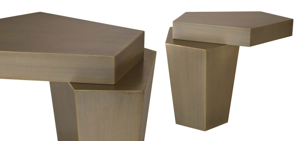 Приставной стол Eichholtz Coffee Table Calabasas High brass Приставной стол Eichholtz Coffee Table Calabasas High brass - Loft-Concept в Твери