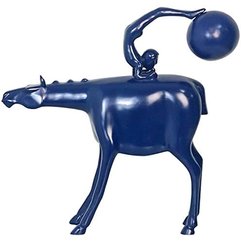 Статуэтка Acrobat on Horseback Statuette Синий в Твери | Loft Concept 