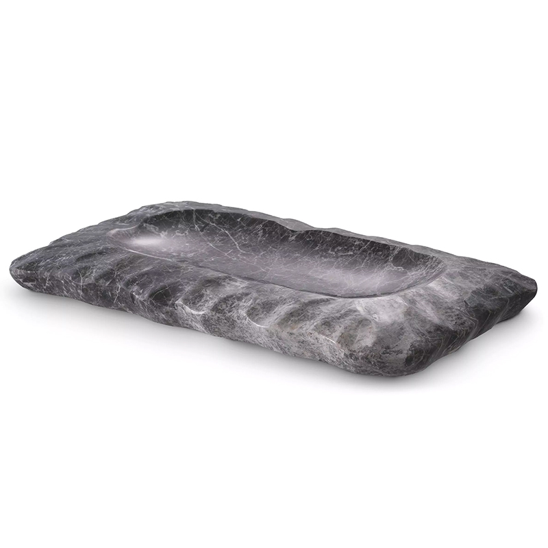 Поднос Eichholtz Tray Mauro Grey Серый Поднос Eichholtz Tray Mauro Grey Серый в Твери | Loft Concept