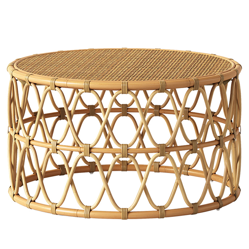 Кофейный стол Lotta Wicker Coffee Table Древесина Кофейный стол Lotta Wicker Coffee Table Древесина в Твери | Loft Concept