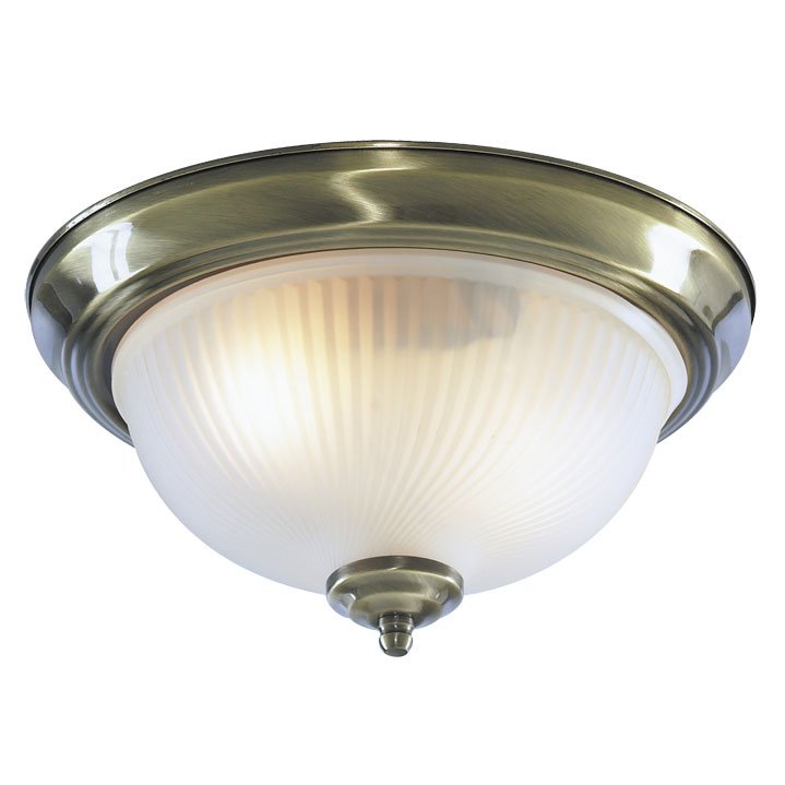 Потолочный светильник Flush Mount Ceiling Light antic milky glass Латунь Античная полированная Молочный Потолочный светильник Flush Mount Ceiling Light antic milky glass Латунь Античная полированная Молочный в Твери | Loft Concept