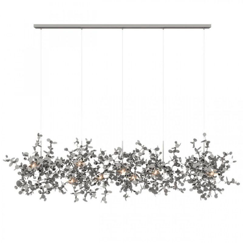 Люстра Terzani Argent Suspension Linear Silver длина 150 см Серебряный Люстра Terzani Argent Suspension Linear Silver длина 150 см Серебряный в Твери | Loft Concept