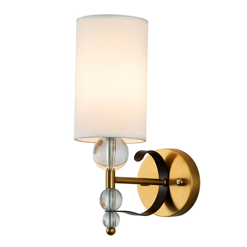 Бра Annelies Wall Lamp Золотой Черный Белый Бра Annelies Wall Lamp Золотой Черный Белый в Твери | Loft Concept