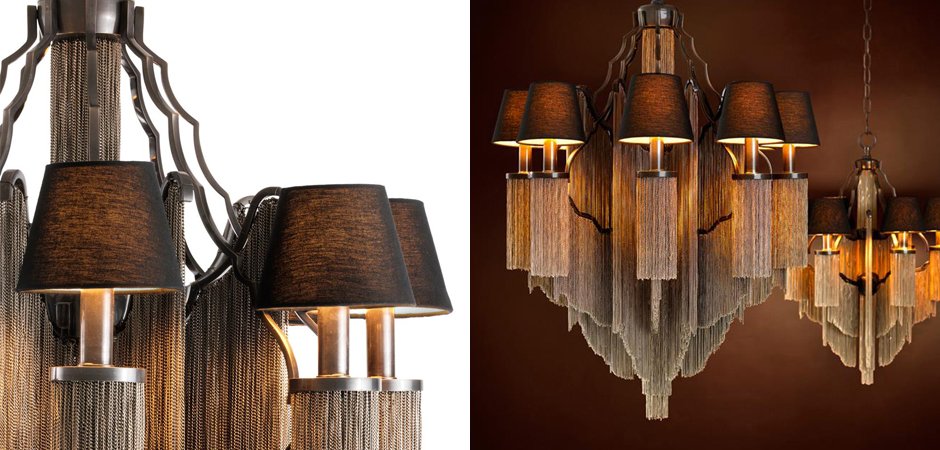 Люстра Eichholtz Chandelier Fringe L - Loft-Concept в Твери