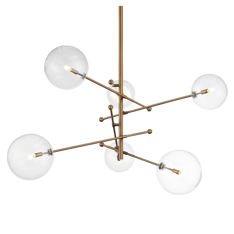 Люстра Gallotti & Radice Brass 6 Латунь Люстра Gallotti & Radice Brass 6 Латунь в Твери | Loft Concept