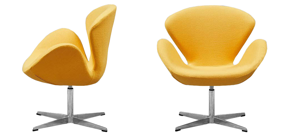 Кресло Swan Chair Yellow Кресло Swan Chair Yellow - Loft-Concept в Твери