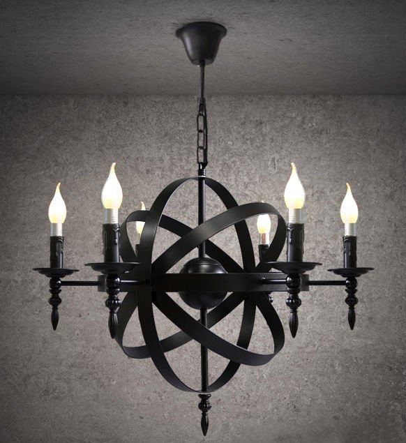 Люстра Black Sphere Loft Deco Черный Люстра Black Sphere Loft Deco Черный в Твери | Loft Concept