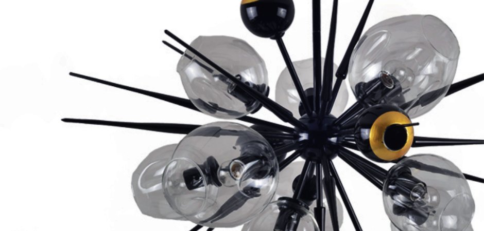 Люстра Boom Bubble Black 10 плафонов Люстра Boom Bubble Black 10 плафонов - Loft-Concept в Твери