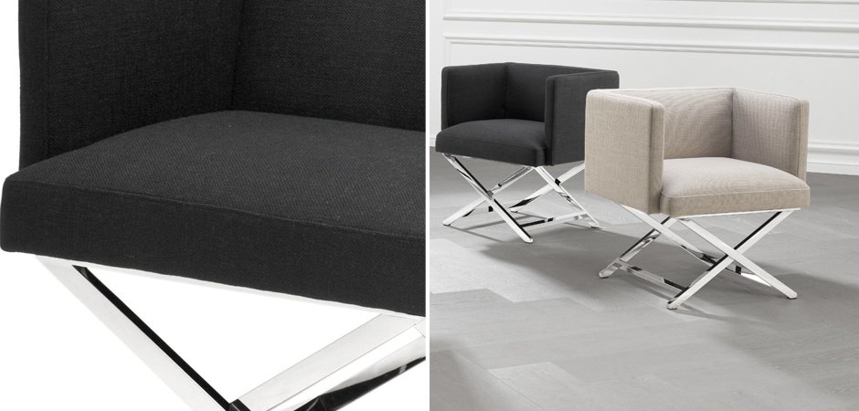Кресло Eichholtz Chair Dawson Black Кресло Eichholtz Chair Dawson Black - Loft-Concept в Твери