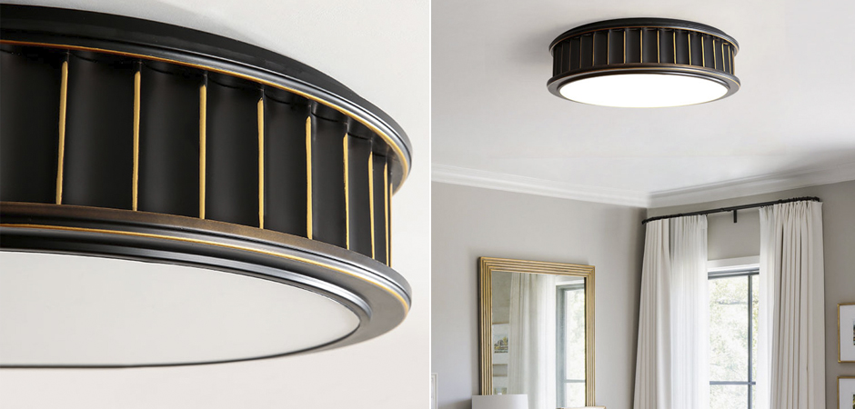 Потолочный светильник Drum Ceiling Lamp Потолочный светильник Drum Ceiling Lamp - Loft-Concept в Твери