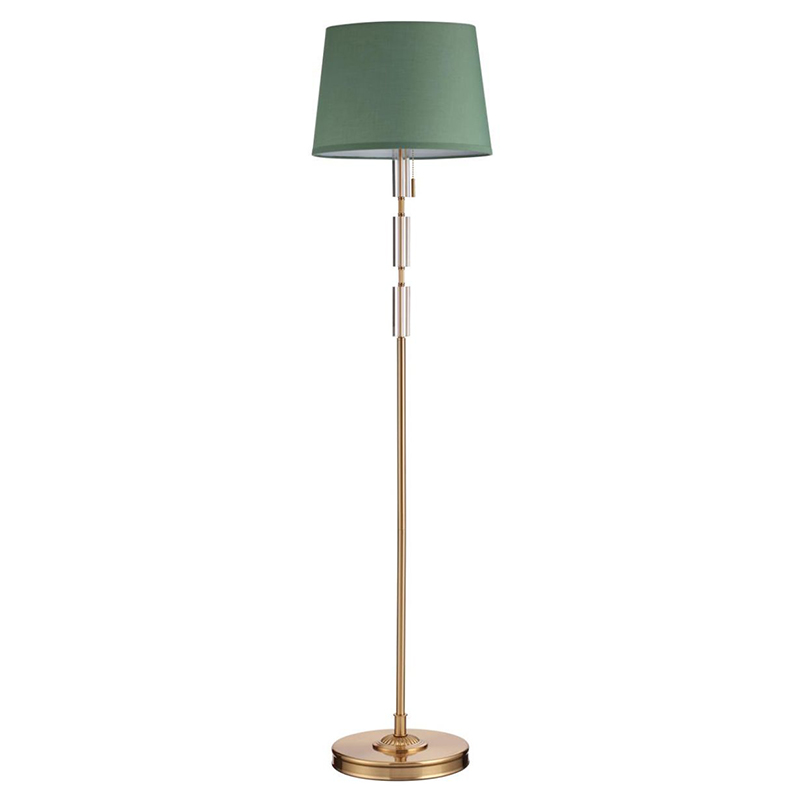 Торшер Ramona Green Floor lamp Бронза Зеленый Торшер Ramona Green Floor lamp Бронза Зеленый в Твери | Loft Concept