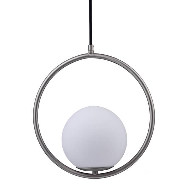Подвесной светильник B.LUX C Ball circle nickel Белый Никель в Твери | Loft Concept 