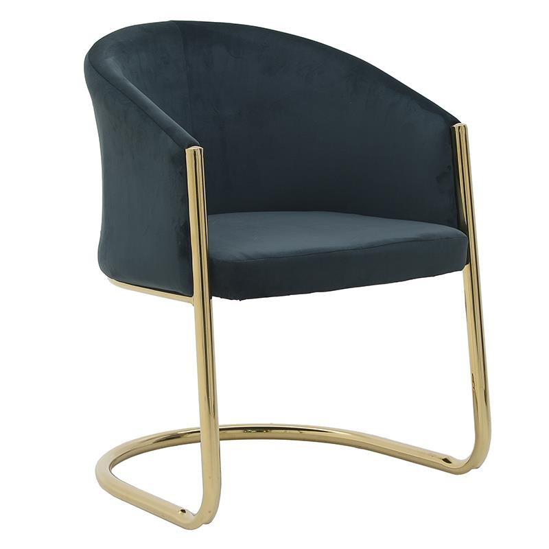 Стул Imelda Chair Gray Серый Глянцевое золото Стул Imelda Chair Gray Серый Глянцевое золото в Твери | Loft Concept