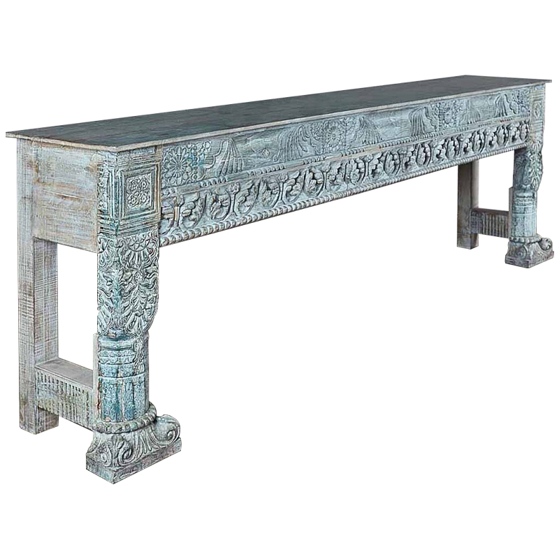 Консоль Arnav Console Винтажный голубой Консоль Arnav Console Винтажный голубой в Твери | Loft Concept
