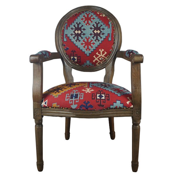 Кресло Gustavian Armchair Kelim Pattern Кресло Gustavian Armchair Kelim Pattern в Твери | Loft Concept