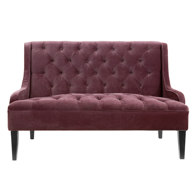 Диван Folket Sofa velour Бургундский красный Диван Folket Sofa velour Бургундский красный в Твери | Loft Concept