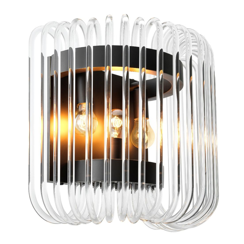 Бра Eichholtz Wall Lamp Sutton House Темная бронза Прозрачный Бра Eichholtz Wall Lamp Sutton House Темная бронза Прозрачный в Твери | Loft Concept