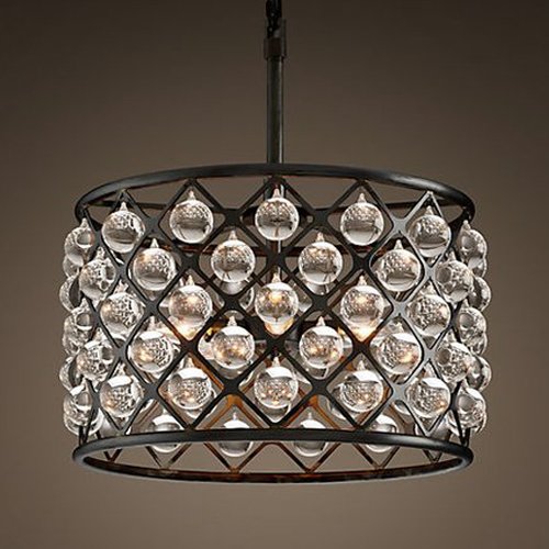 Люстра RH Spencer Hoop Chandelier Черный Люстра RH Spencer Hoop Chandelier Черный в Твери | Loft Concept