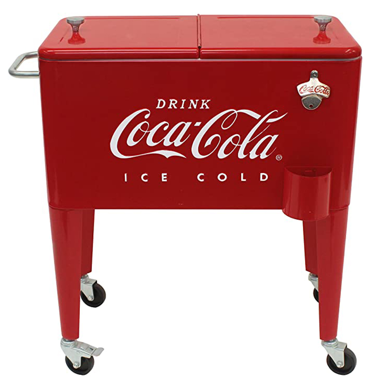 Куллер Retro Metal Coca-Cola Cooler Red Красный (Red) Куллер Retro Metal Coca-Cola Cooler Red Красный (Red) в Твери | Loft Concept
