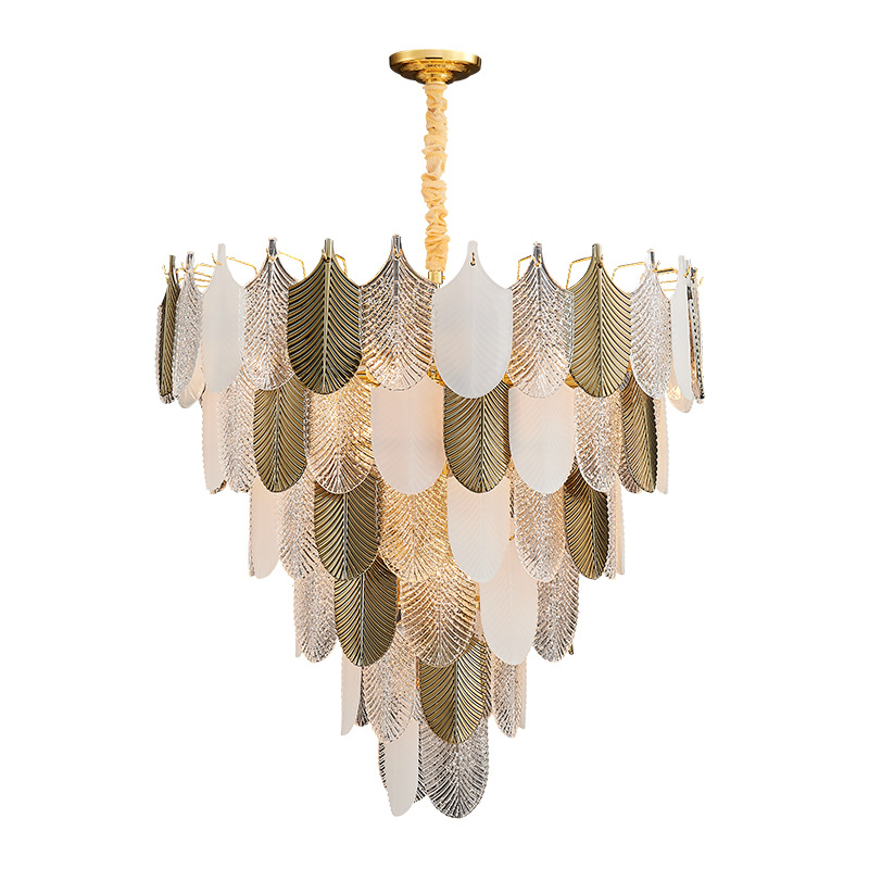 Люстра Abelia Chandelier Золотой Белый Прозрачный Люстра Abelia Chandelier Золотой Белый Прозрачный в Твери | Loft Concept