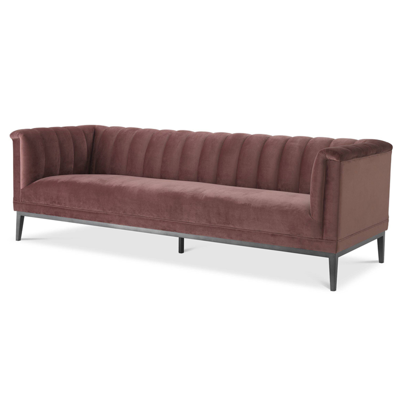 Диван Eichholtz Sofa Raffles rose Темная бронза Дымчатая Роза Диван Eichholtz Sofa Raffles rose Темная бронза Дымчатая Роза в Твери | Loft Concept