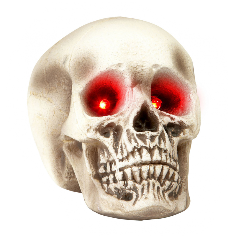 Аксессуар HALLOWEEN Skull Red Eyes Серый Аксессуар HALLOWEEN Skull Red Eyes Серый в Твери | Loft Concept