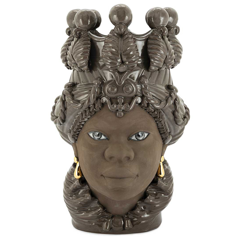 Ваза VASE MORO BIG LADY BLACK MUD Коричневый Ваза VASE MORO BIG LADY BLACK MUD Коричневый в Твери | Loft Concept